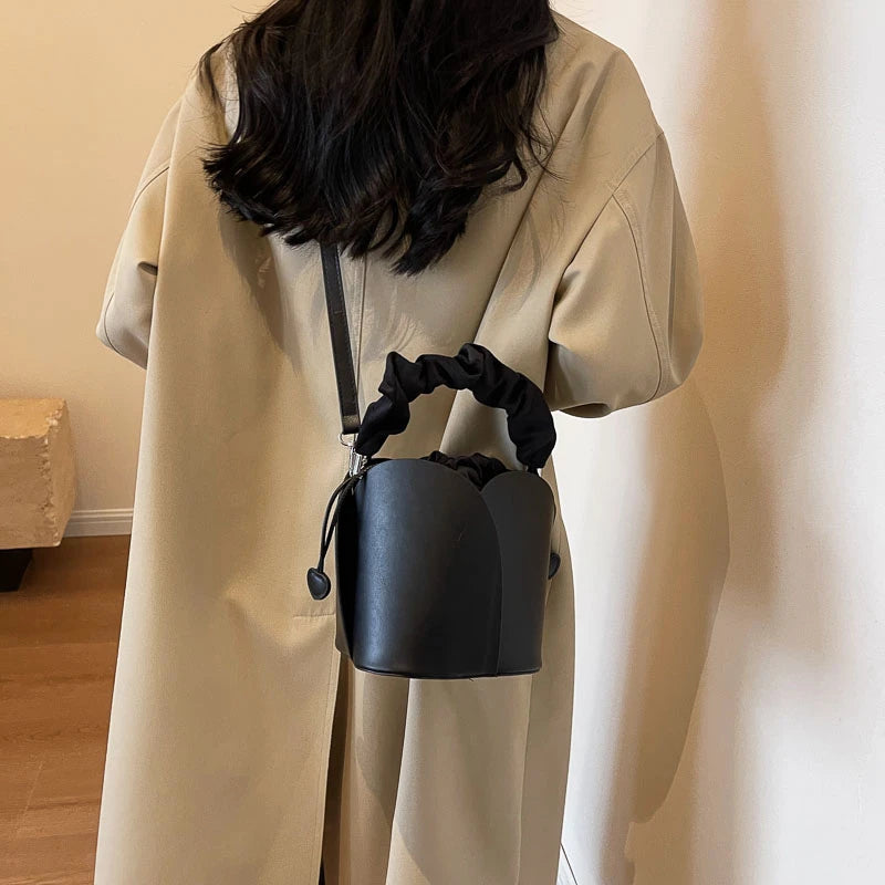 One Shoulder Bucket Bag – Modern & Spacious